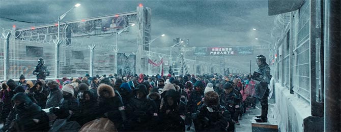 Wandering Earth Movie Review People Walking