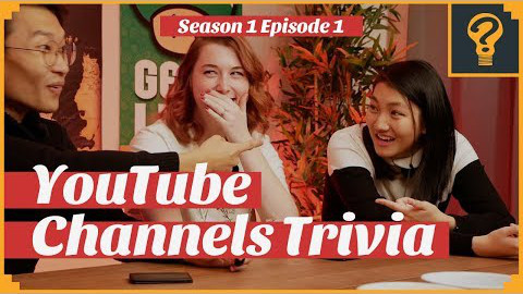 Trivial Geeks: YouTube Channels Trivia (Season 1 Episode 1)