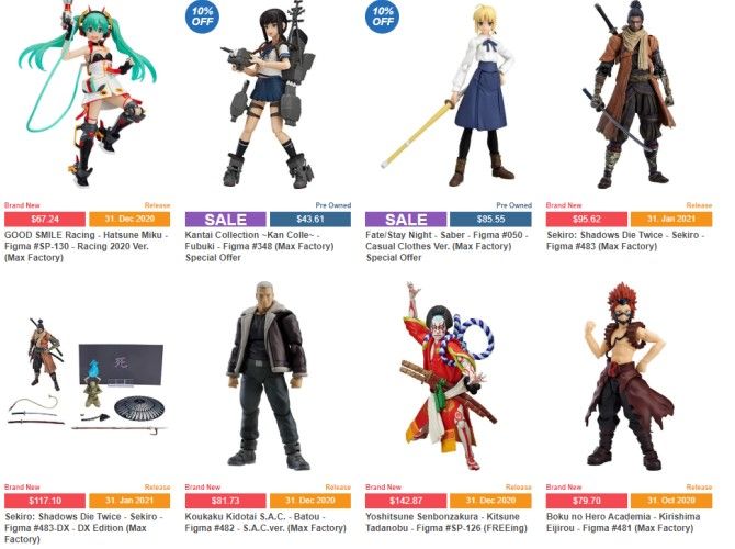 Best sites best sale for anime figures