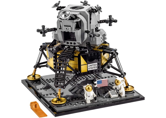 Build the Apollo 11 mission lander in LEGO