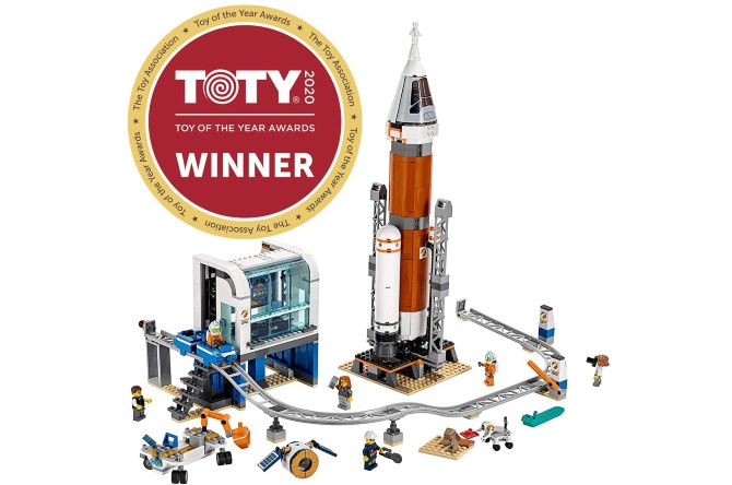 Deep space LEGO City rocket