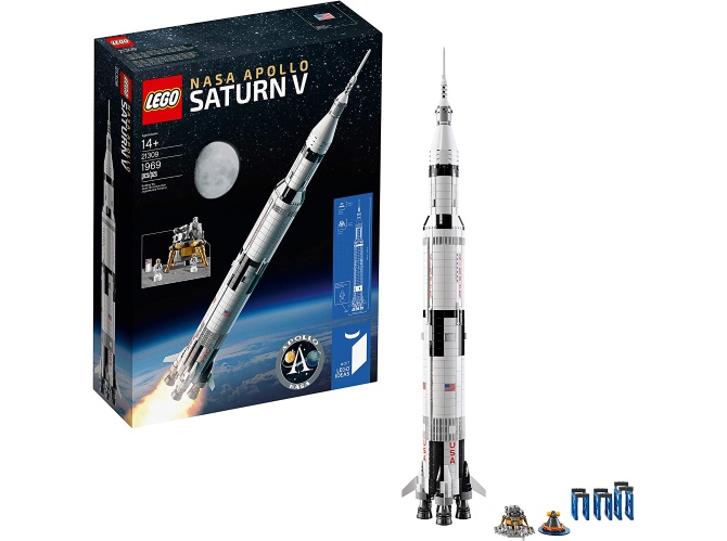 Build the legendary Saturn V rocket