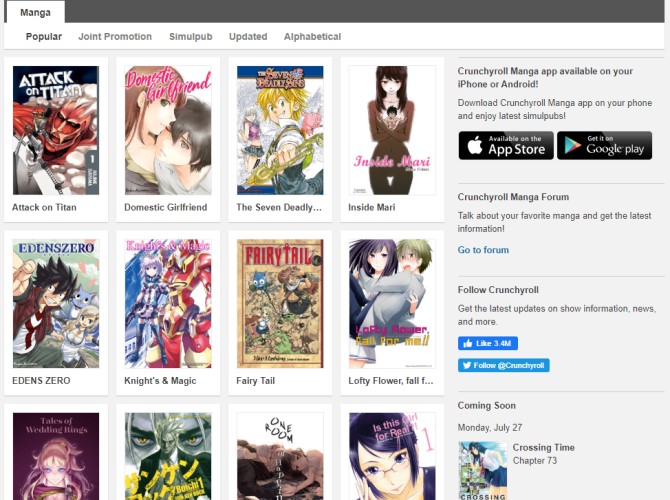 read manga sites