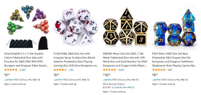 Where to Buy D&D Dice: The 10 Best Places to Buy Dice Online