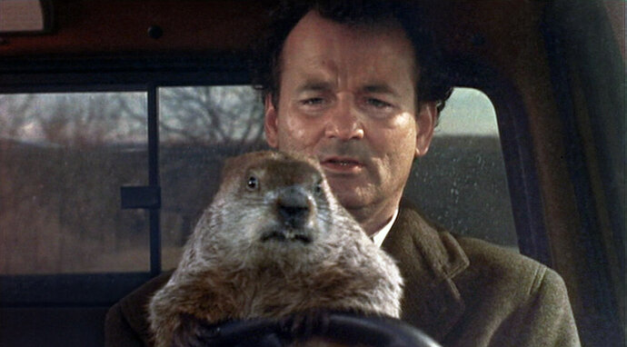 Best Metaphorical Movies With Hidden Meanings - Groundhog Day (1993)