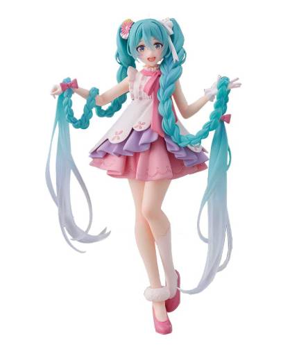 Cute Anime Girl with microphone from Working anime figure 7 inches, Hobbies  & Toys, Toys & Games on Carousell